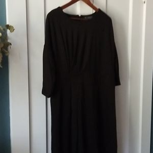 ELOQUII | Black asymetrical dress